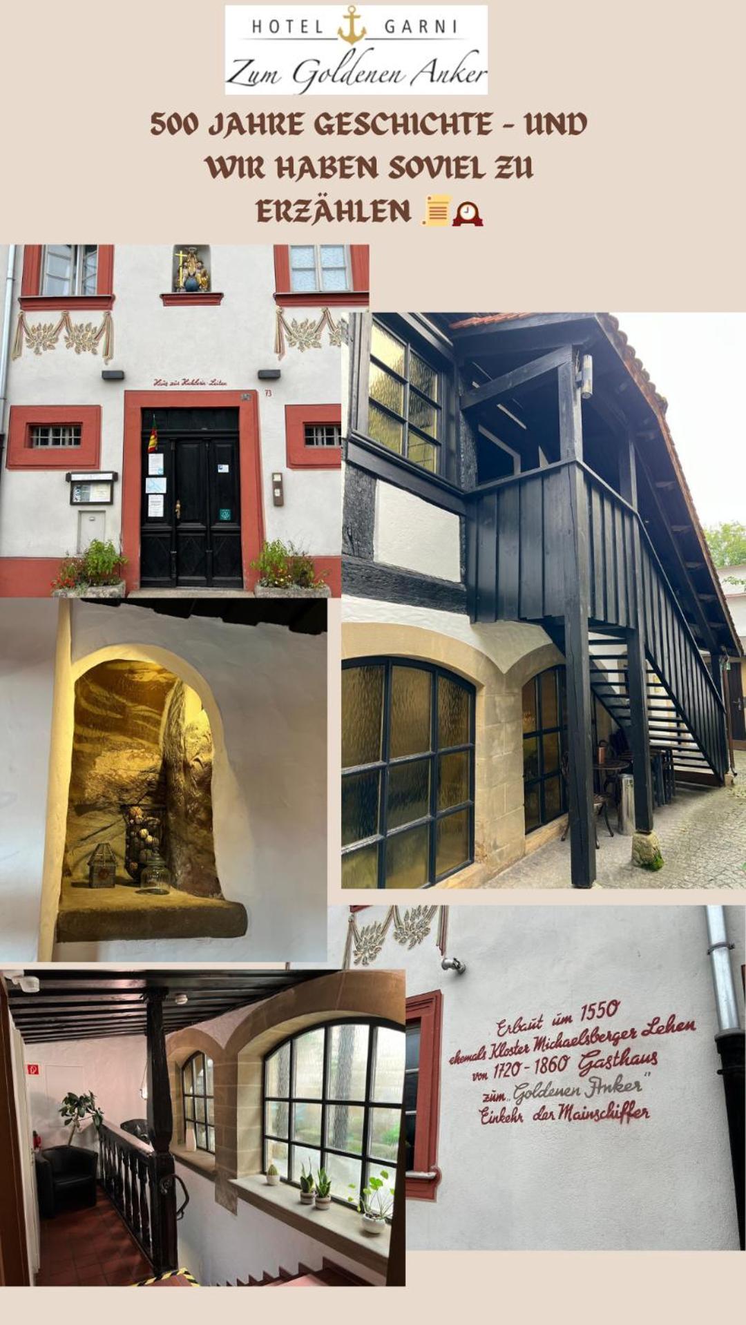 Hotel Zum Goldenen Anker Bamberg Exteriér fotografie